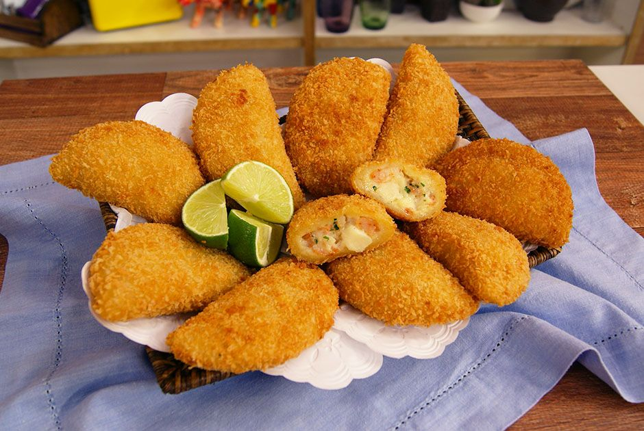 Risole de camarão