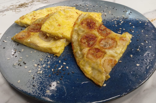 Omelete de banana