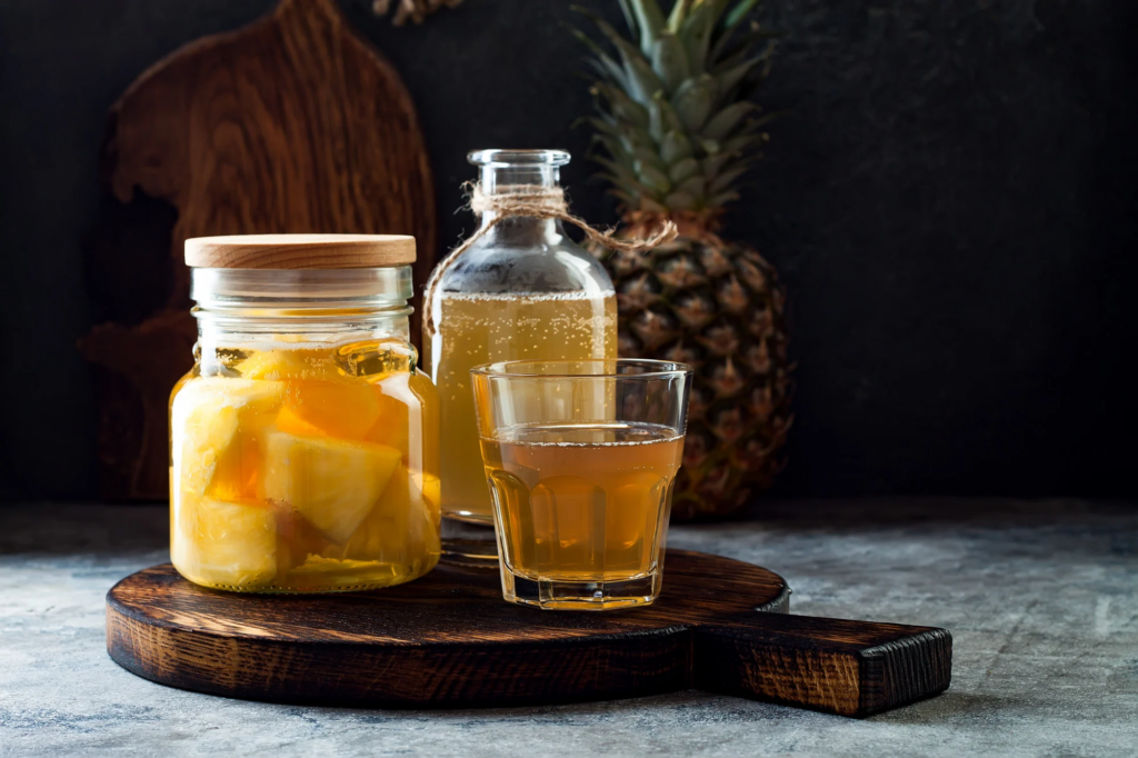 Refresco de abacaxi caseiro