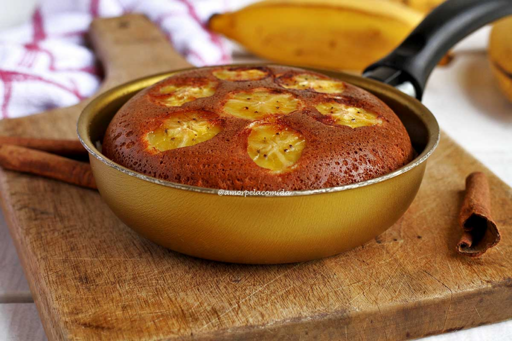 Bolinho de Banana na Frigideira