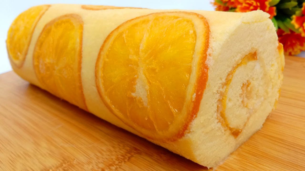 Orange Cake Roll